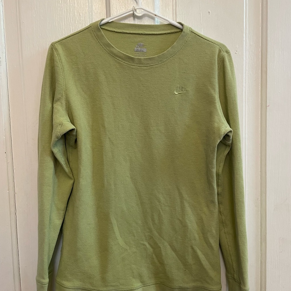 Nike Men's Olive Long Sleeve Tee